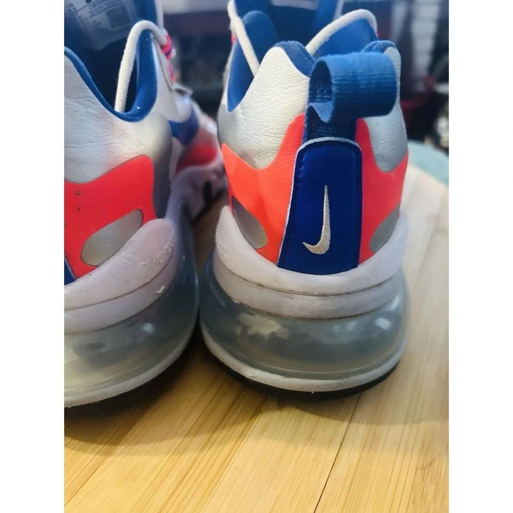 Nike Air Max 270 React 'Knicks' Sneakers CW3094-100 Women's 9.5